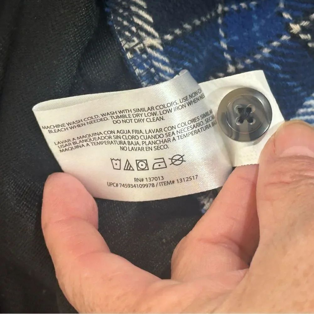 ORVIS FLANNEL CAMISOLA - Picture 10 of 12